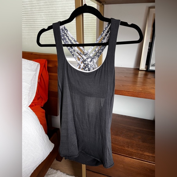 Lululemon Wild Tank Black / Dottie Dream Rose Neutral Blush Black - Picture 3 of 5